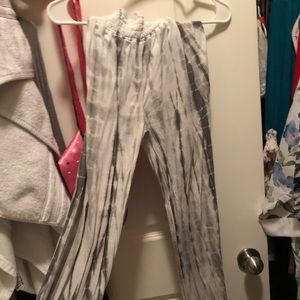 Tie dye flowy pants!